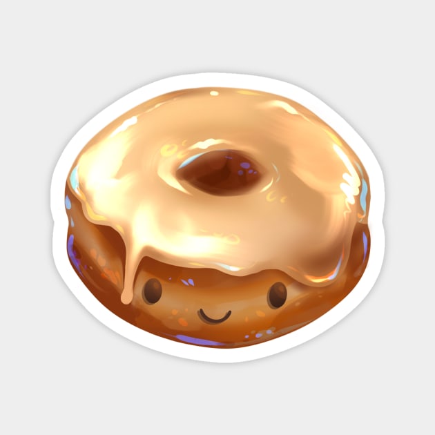 Happy Maple Donut Magnet by Claire Lin