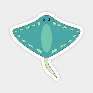 Sea Green Stingray Magnet