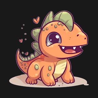 Cute Kawaii baby dino or little dinosaur T-Shirt