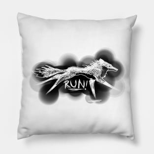 Run! Demon Fox (Alternative) Pillow