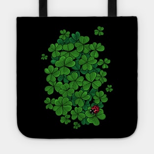 Ladybug and clovers Tote