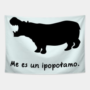 I'm A Hippopotamus (Lingua Franca Nova) Tapestry