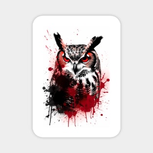 Great Horned Owl Magnet