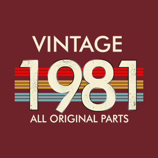 Vintage 1981 All Original Parts T-Shirt