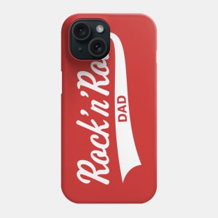 Rock 'n' Roll Dad (Daddy / Father's Day / White) Phone Case