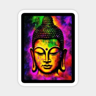 Trippy Buddha Magnet