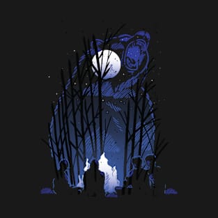 Forest Bear Campfire T-Shirt