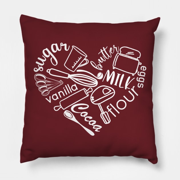 Love Cooking Pillow by jabarsoup