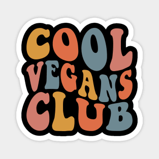 Cool Vegans Club, Vegan Christmas Gifts, 2023 Magnet