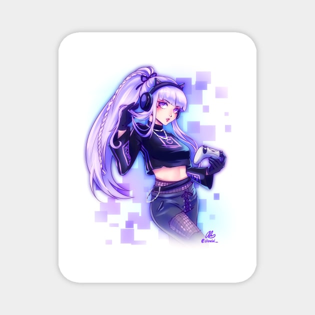 E-Girl Kyoko Kirigiri Magnet by alinalal