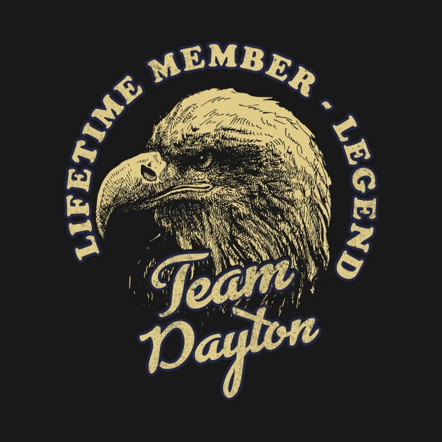 Dayton Name - Lifetime Member Legend - Eagle by Stacy Peters Art