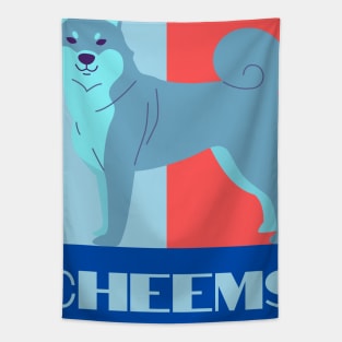 cheems Tshirt Tapestry