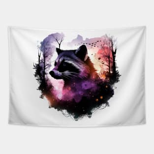 raccoon Tapestry