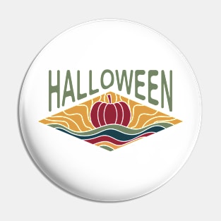 Vintage Halloween Pumpkin Pin