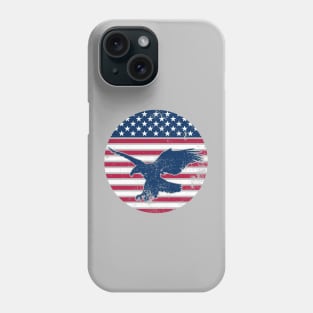 American Flag with Eagle Phone Case