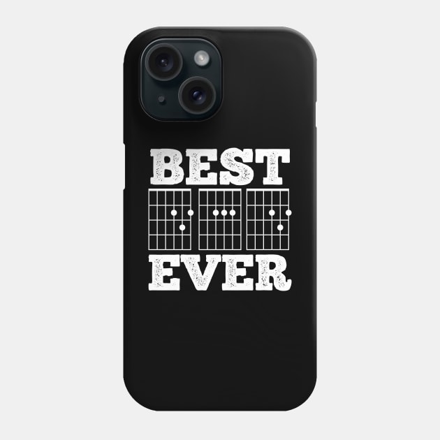 Best Dad Ever Guitar Chords Phone Case by Wasabi Snake