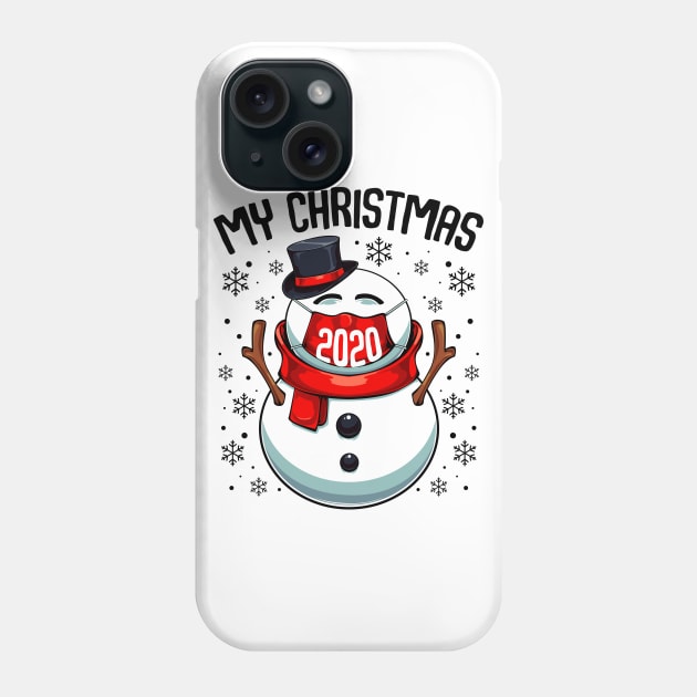 Christmas Snowman Phone Case by Lumio Gifts