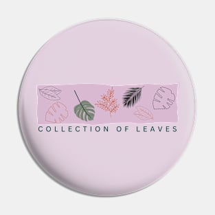 Collection of  leaves. Pin