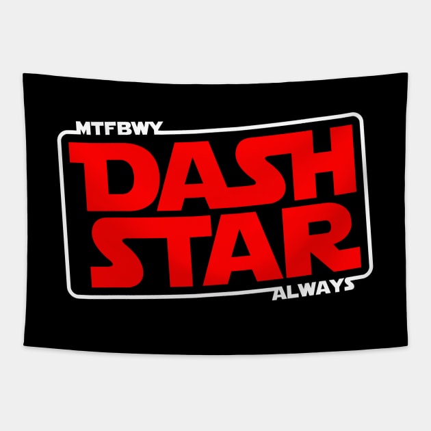 Dash Star "Empire Strikes Back" Red Logo Tapestry by DashStarWars