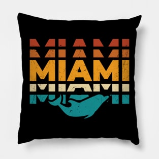 Miami Miami Football Fan Pillow