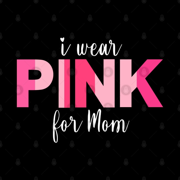 I wear pink for Mom breast cancer awareness by TeaTimeTs