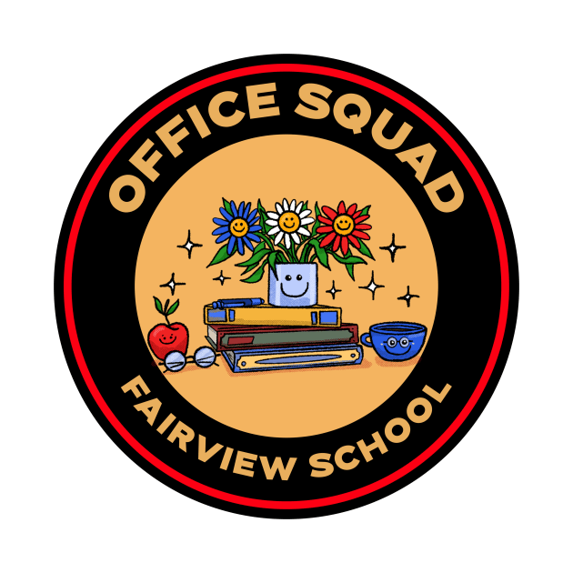 Office Squad Fairview School by Mountain Morning Graphics