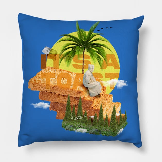 It's a toast Pillow by ARTWEARABLE.MA