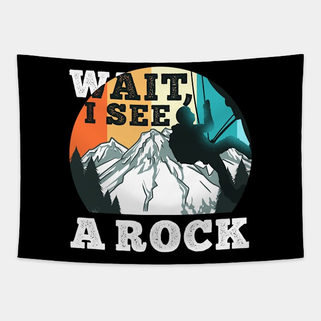 Rocks Geology Geologist Mineral Collector Retro Tapestry by KAWAIITEE