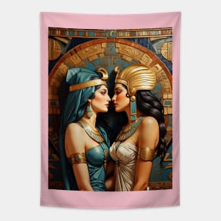 Lesbian Pharaohs Love Tapestry