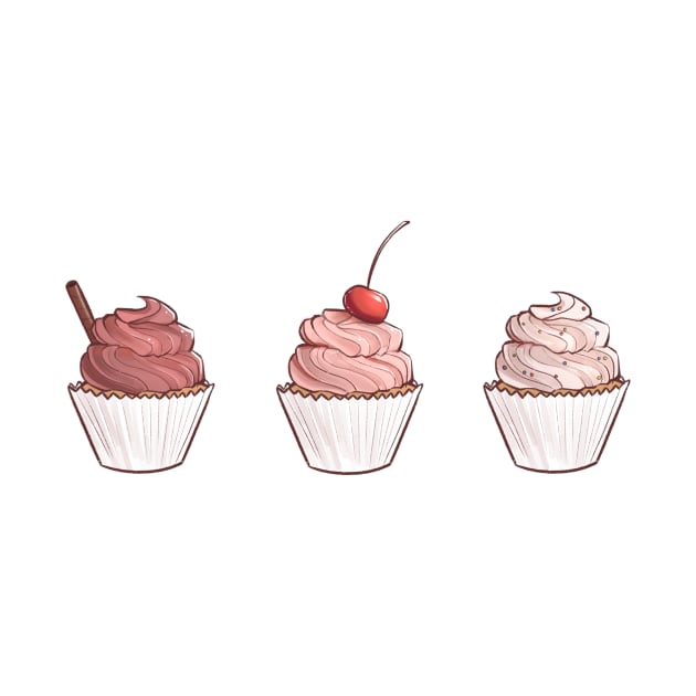 Cute cupcakes by EllenIngv