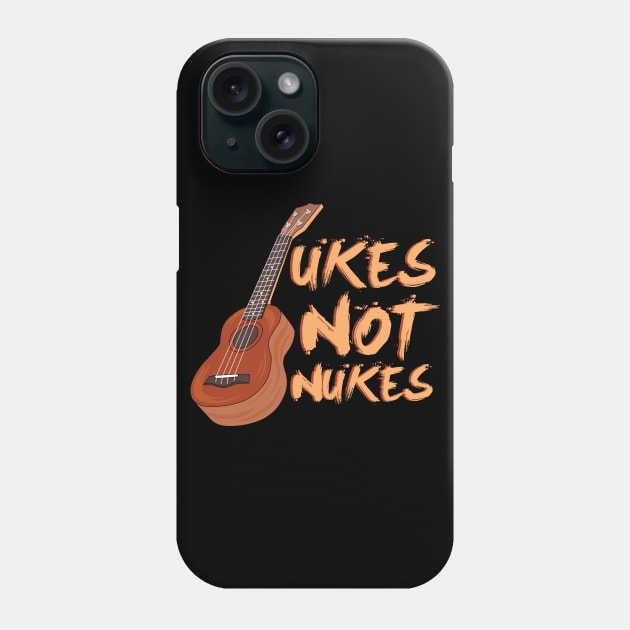 Ukes Not Nukes Phone Case by maxdax