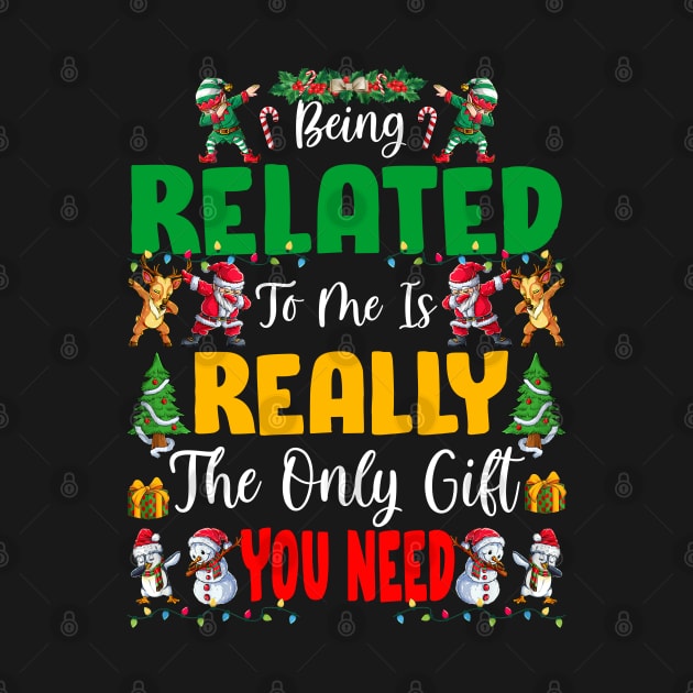 Being Related To Me Christmas Family Xmas Pajamas by eyelashget