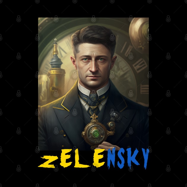 Zelensky Digital Artwork by Pezzolano