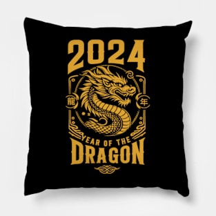 Dragon 2024 Year of the Dragon Lunar New Year 2024 Men Women Pillow