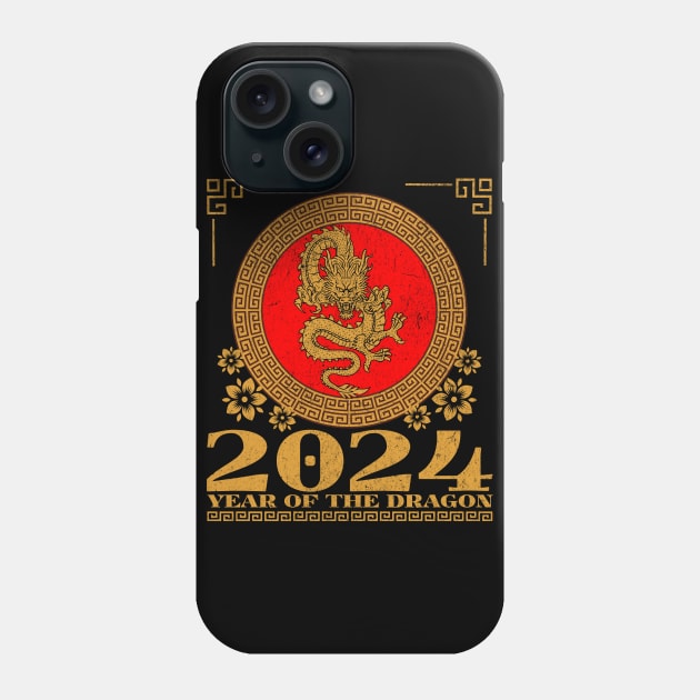 Year Of The Dragon 2024 - Happy New Year 2024 Phone Case by Bellinna
