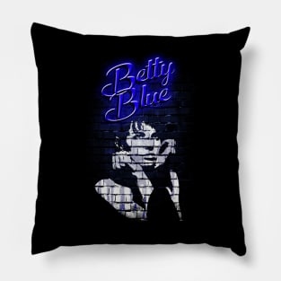 Betty Blue Design Pillow