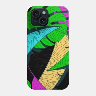 TROPICAL LEAVES #2 Phone Case