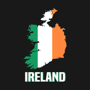 Ireland Map Shape T-Shirt