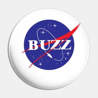 Buzz NASA Mashup Pin