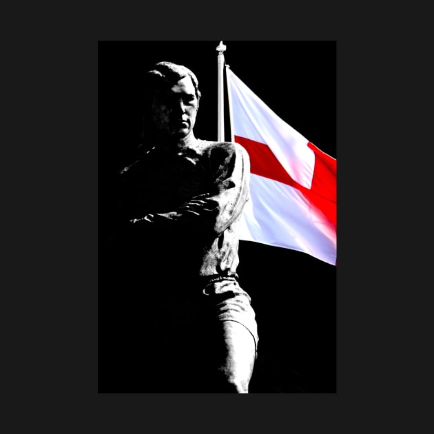 Bobby Moore Statue England Flag Wembley Stadium by AndyEvansPhotos