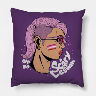 "Scary" Lesbian Pillow