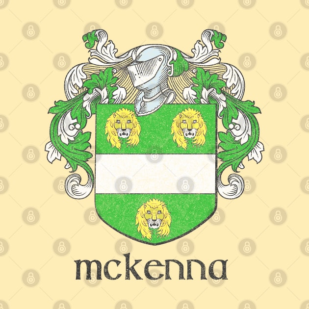 McKenna / Faded Style Family Crest Design by feck!