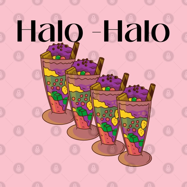 Halo Halo Filipino Food Merienda Pinoy Statement by CatheBelan