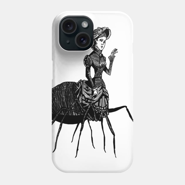 Miss Spider Phone Case by gregorycasares