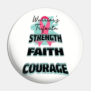 Breast Cancer Awareness & Support Faith Pin