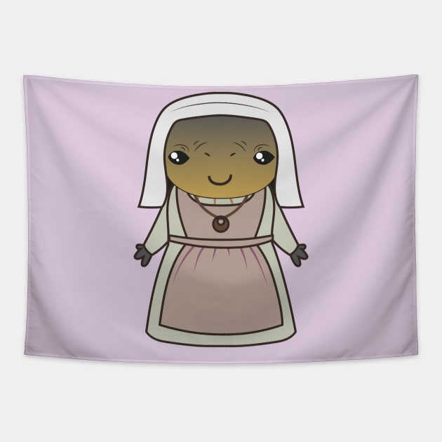 Space Nun Tapestry by fashionsforfans