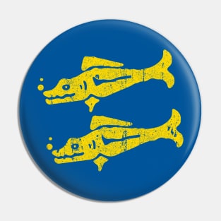 Blue Barracudas Pin
