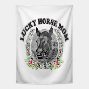 Lucky Horse Mom Tapestry