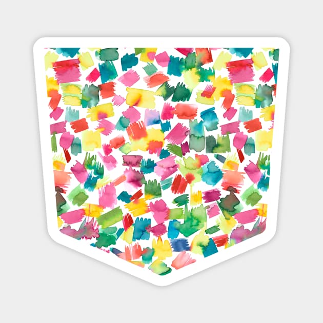 Pocket - Abstract Spring Colorful Magnet by ninoladesign