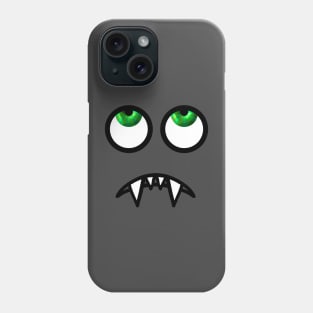 Over It Monster Face Phone Case